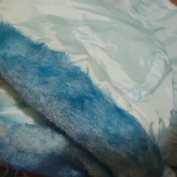 Light Teal Puffer Jacket and Pants Set - Picture 5 of 10